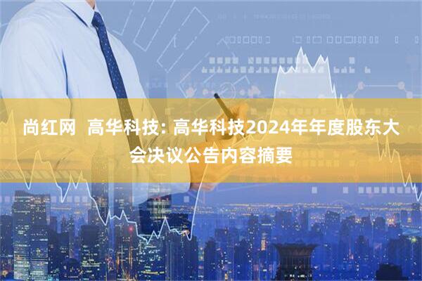 尚红网  高华科技: 高华科技2024年年度股东大会决议公告内容摘要