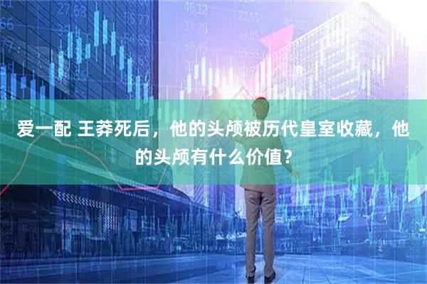 爱一配 王莽死后，他的头颅被历代皇室收藏，他的头颅有什么价值？